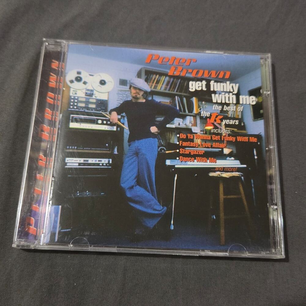 Vtg 1990s Peter Brown Get Funky With Me The Best Of The TK Years CD (UK Import)